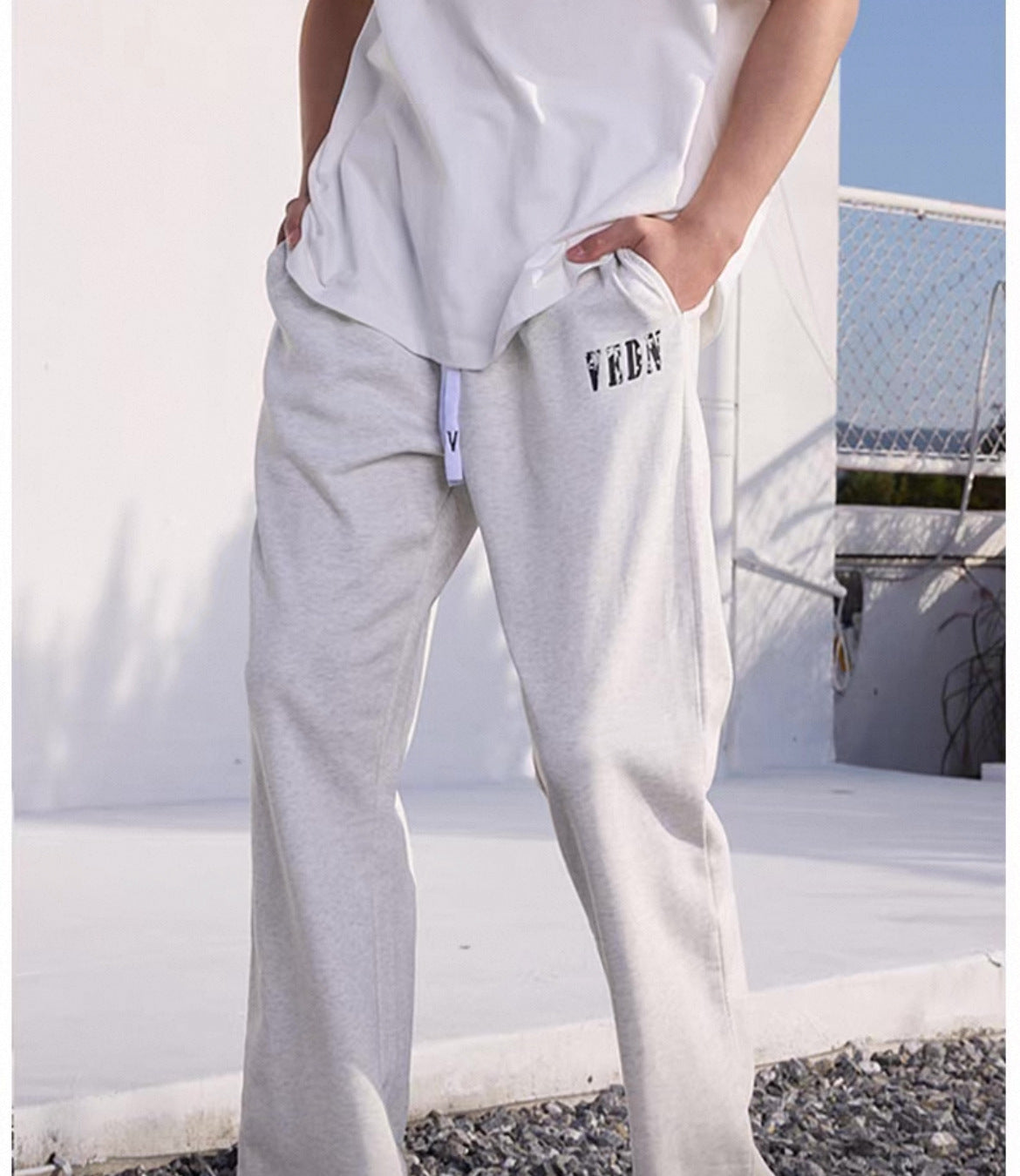 Pantalon décontracté streetwear homme coupe ample - MyPulse+