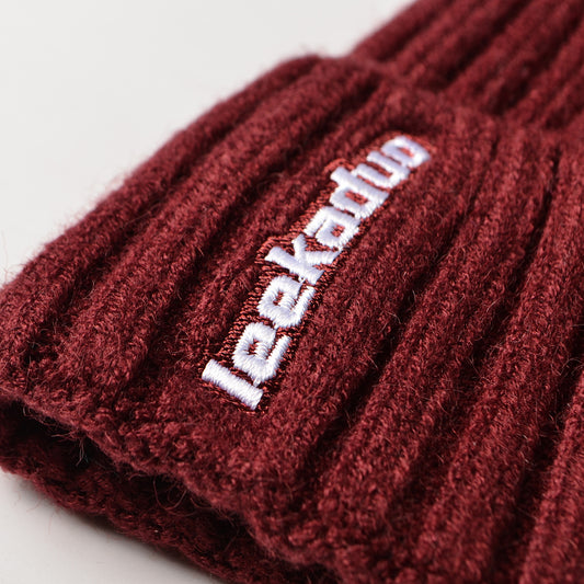 Bonnet tricoté streetwear broderie style urbain vintage beanie hiver