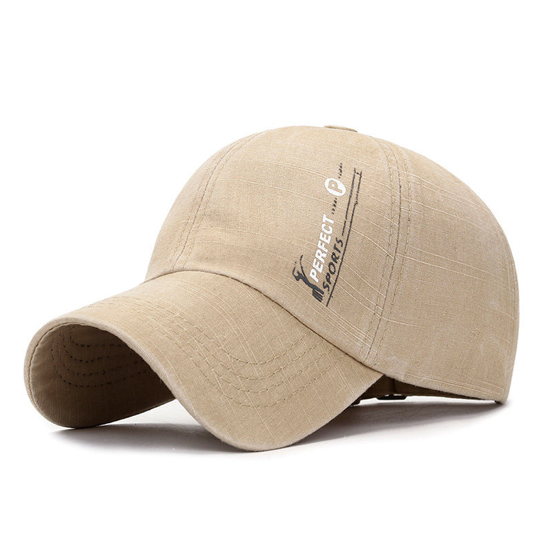 Casquette vintage délavée style décontracté - Design classique streetwear