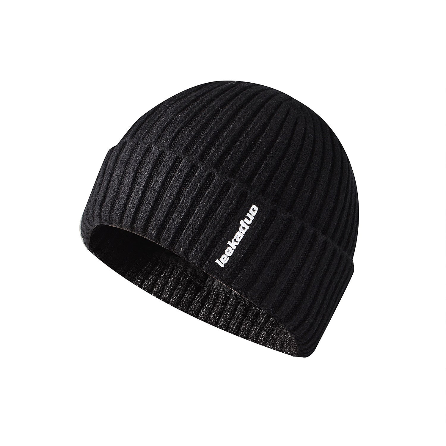 Bonnet tricoté streetwear broderie style urbain vintage beanie hiver